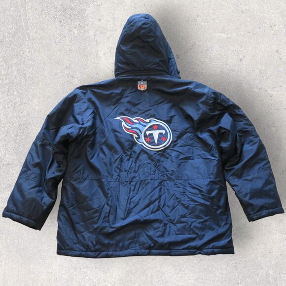 Tennessee Titans NFL Football Puma Jacket Coat Insulated Zip Off Hood Men's XL - Picture 2 of 4